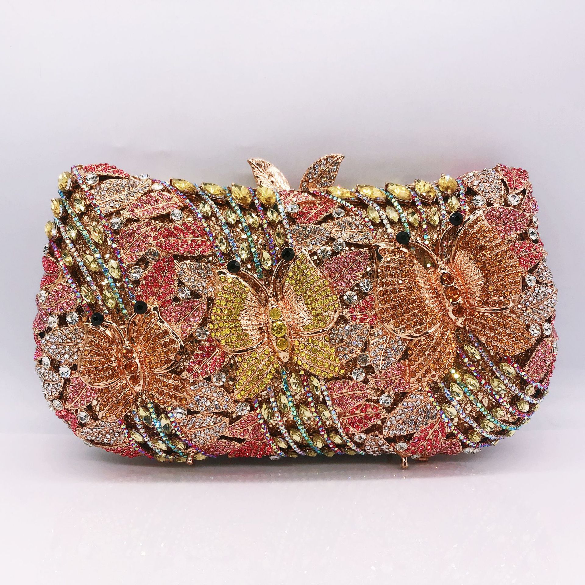 Women'S Evening Bags - Hollow Out Women Evening Bag Gold