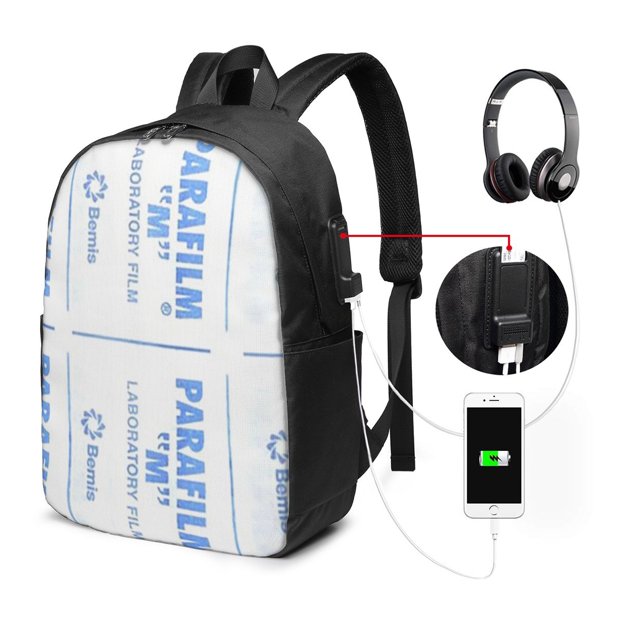 Women'S Bag - Parafilm Is A Lifesaver Backpack Travel