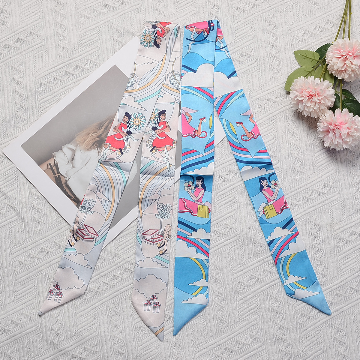 Women Bags Branded - Women Hair Scarf 2024 New Brand