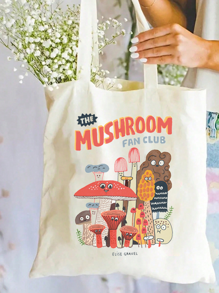 Women Bags Outlet - 1pc Vintage Pattern Tote Bag Cute