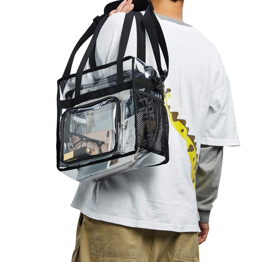 Women'S Bags For Work - Clear Tote Bag Heavy Duty Plastic
