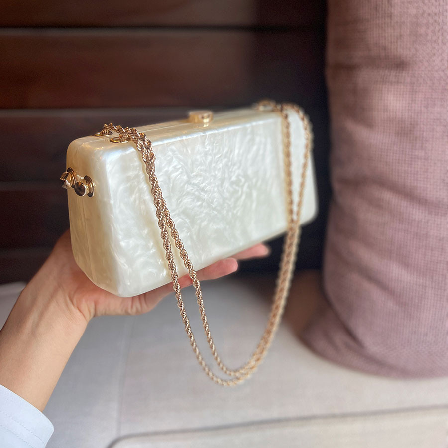 Women'S Evening Bags - New Fashionable Summer Beach Acrylic Evening