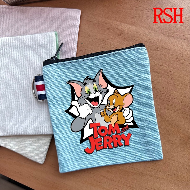 Women Bags With Wallet - Tom and Jerry Coin Pouch Cartoon