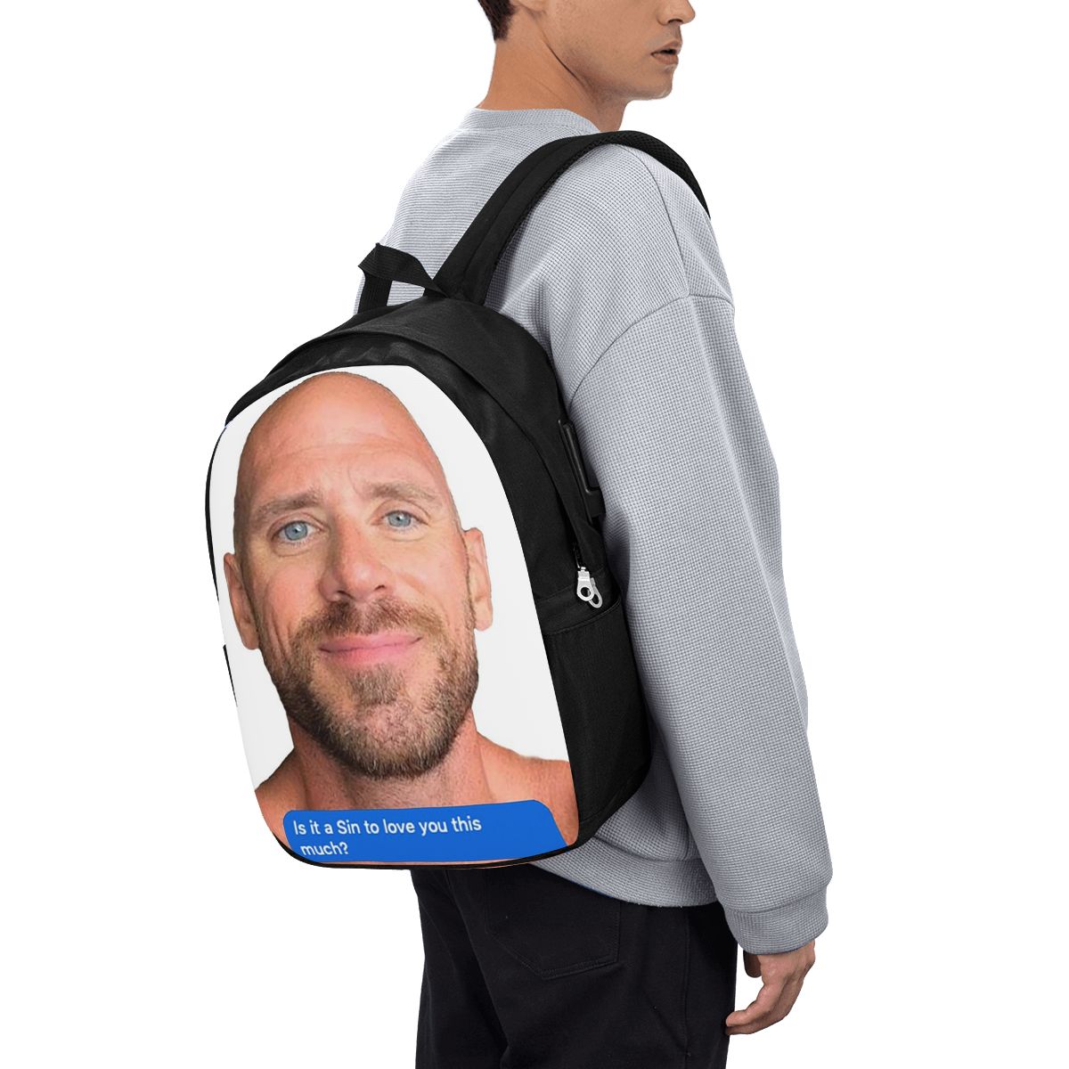 Women'S Bag - Johnny Sins Flirty Text Bubble Backpack