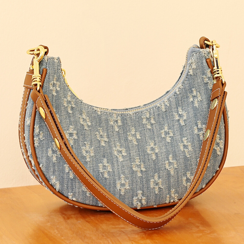Women'S Bags For Work - Fashion Denim Hobo Bag 2026 Spring/summer