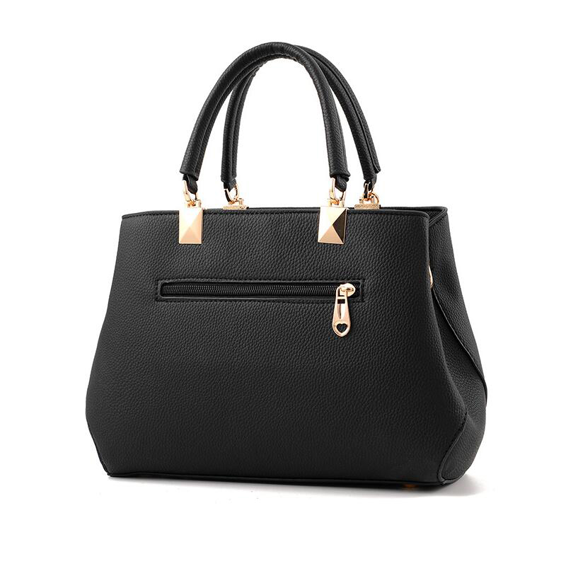 Women Bags Outlet - Women's PU Leather Handbag with Bow