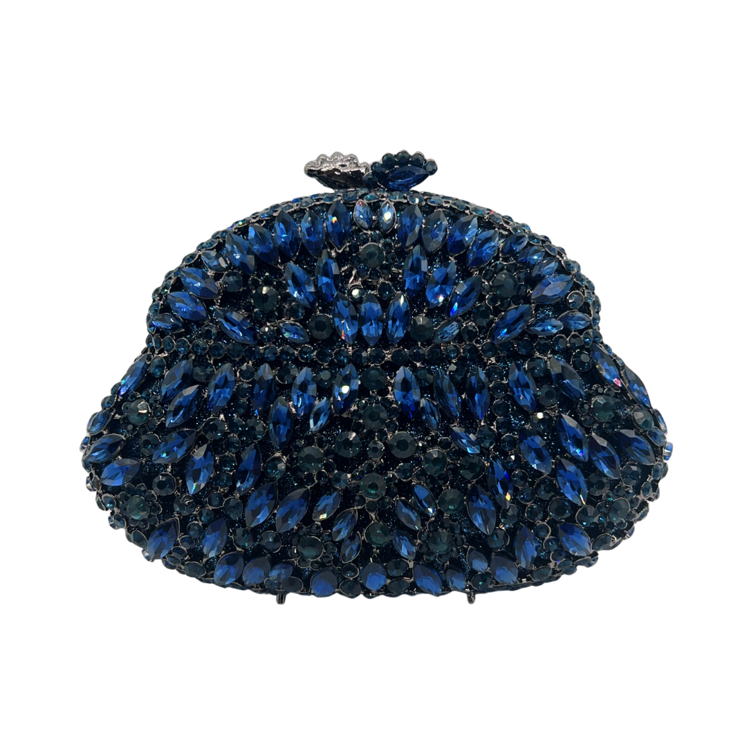 Women Bags Wholesale - Blue Shell Clutch, Iridescent Mother-of-Pearl Evening