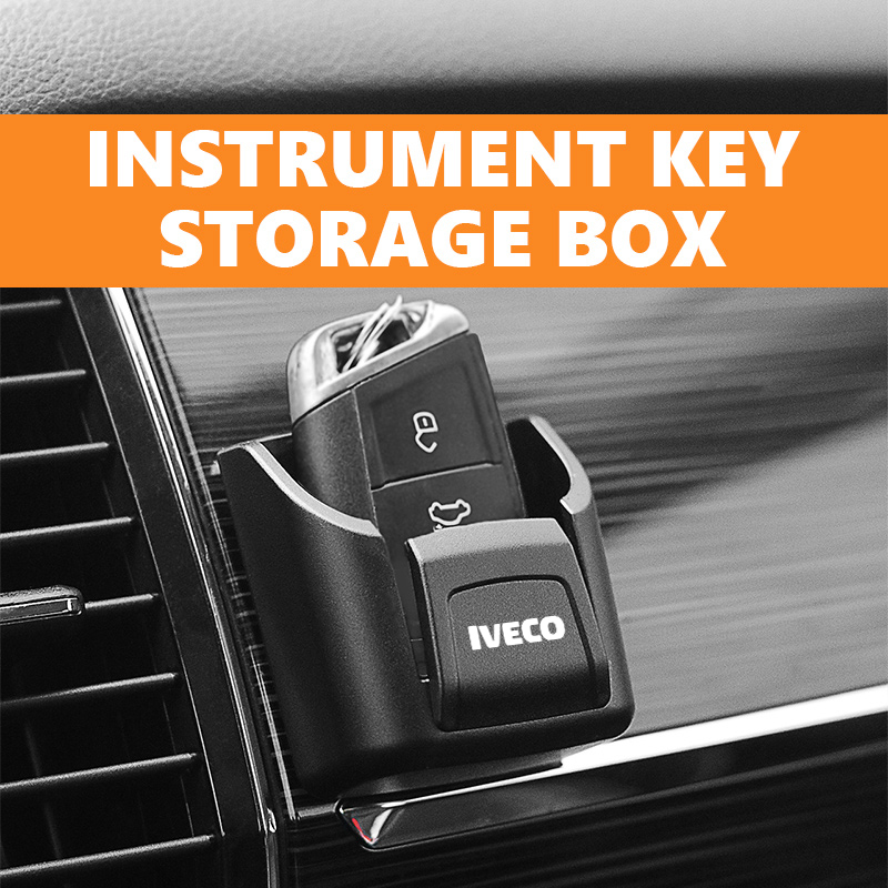Box Bag Rigid - Car Dashboard Hanging ID Card Key