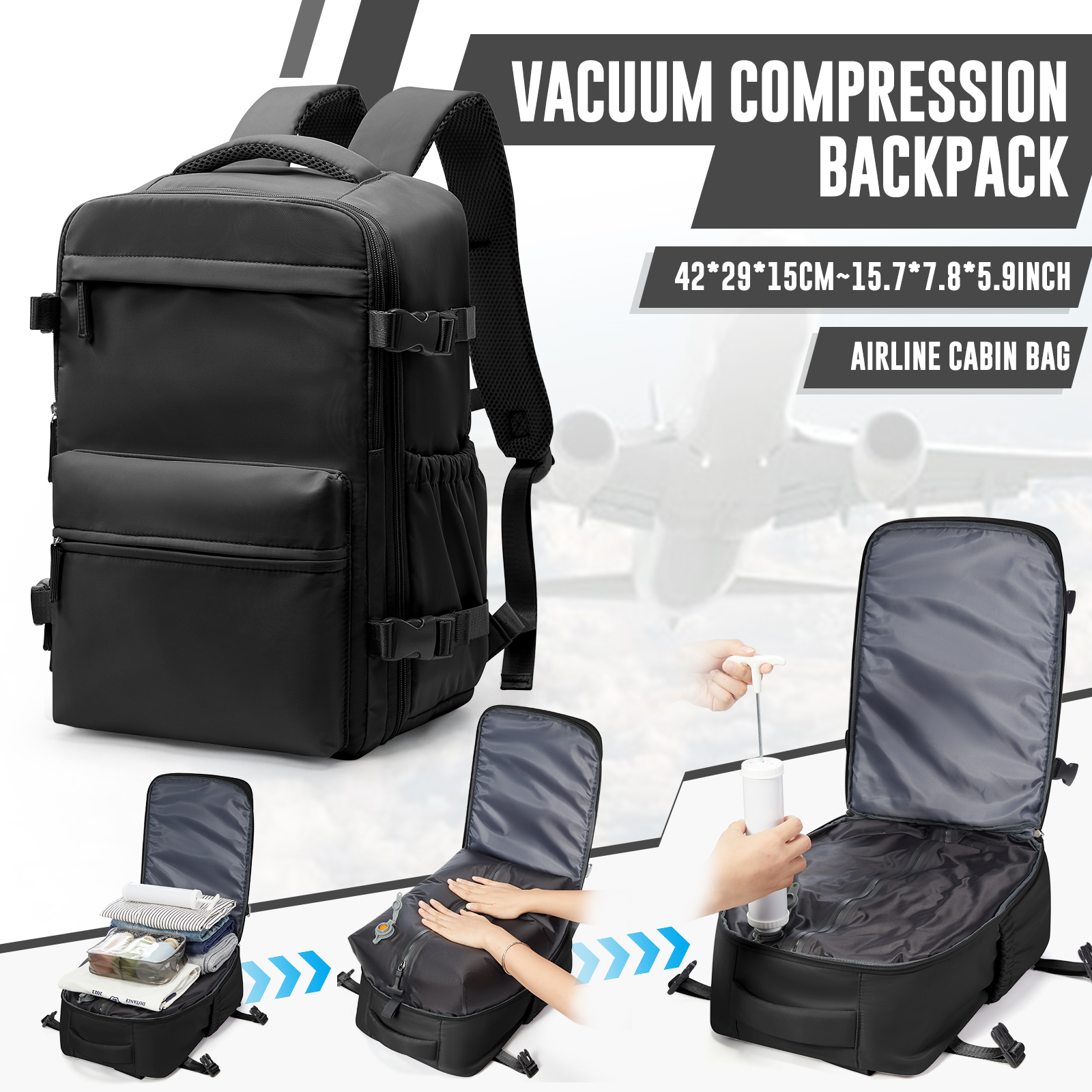 Women'S Bags For Work - Vacuum Backpack, Travel Backpack for Women