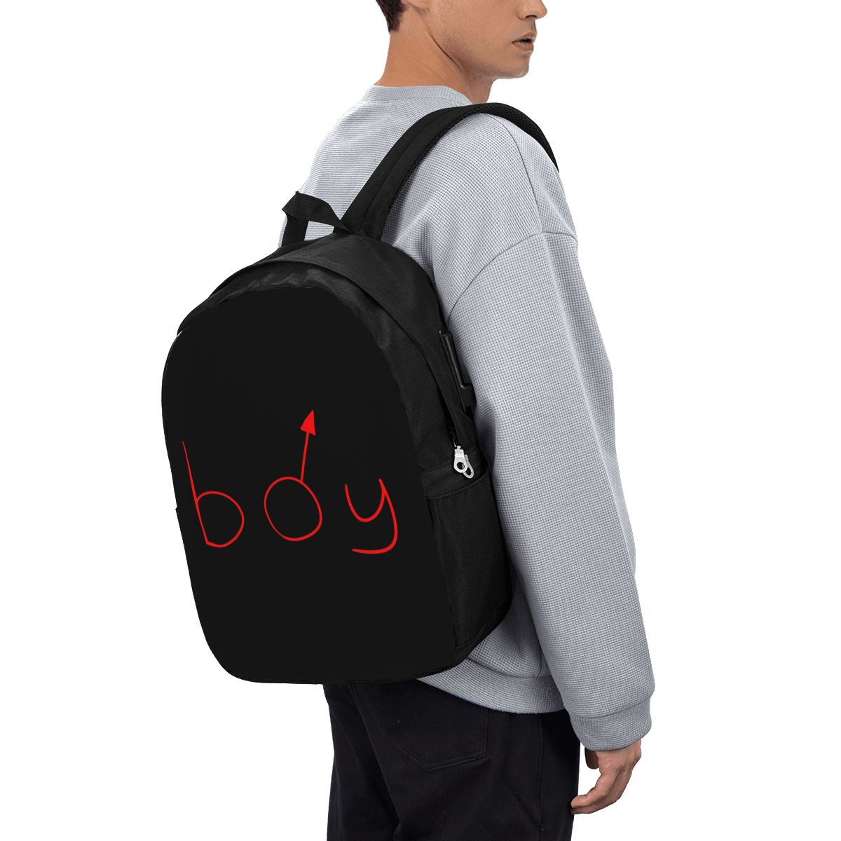 Women'S Bag - Boymoder Hat And Shirt Backpack Travel