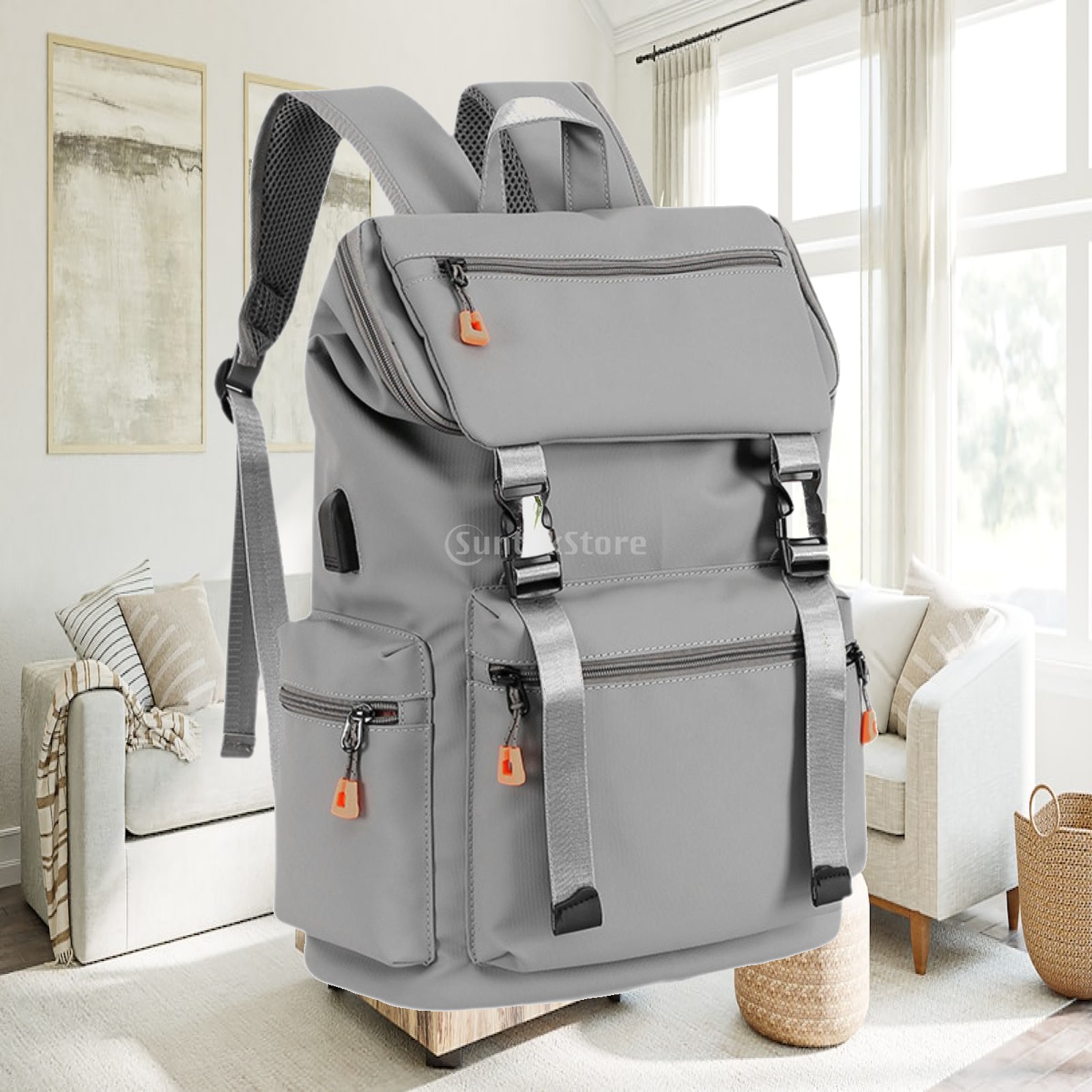 Women'S Bags For Work - Casual Backpack Organizer Carry Bag Pockets