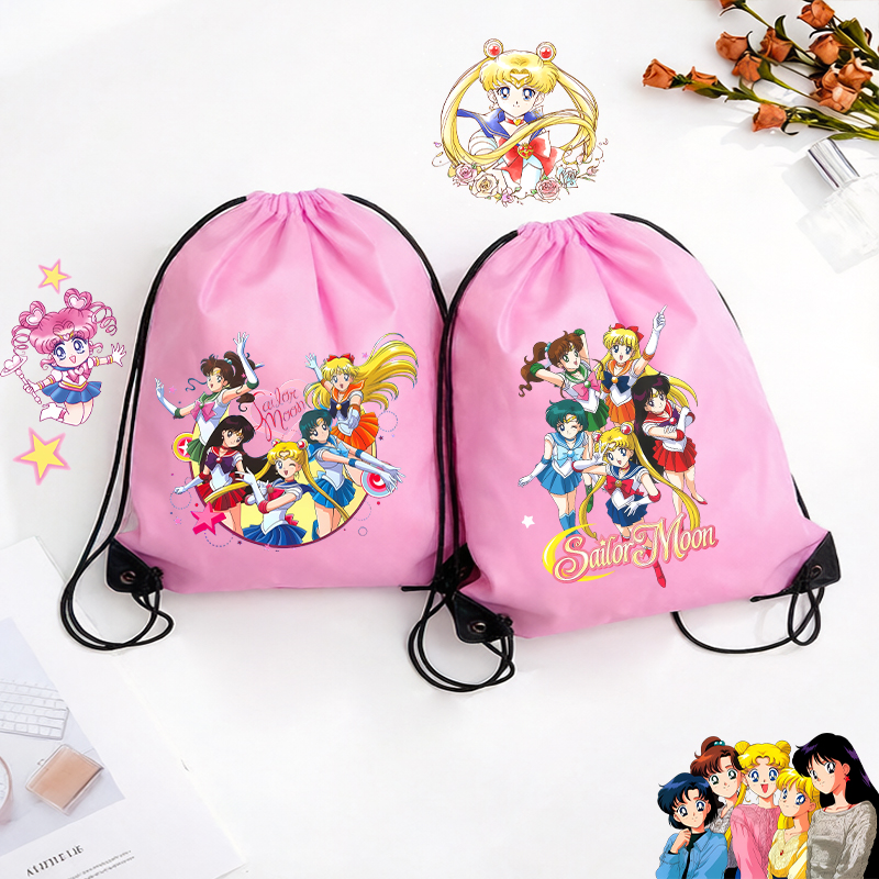 Women'S Vogue Bags - SailorsMoon Girl Drawstring Bag Woman Sports