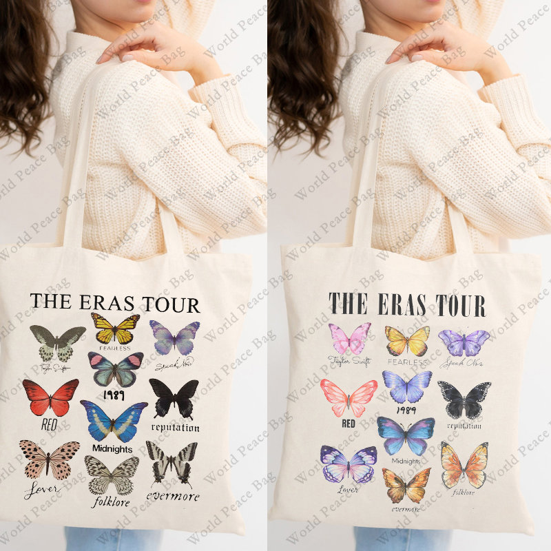 Women Bags Outlet - The Eras Tour Butterfly Print Canvas