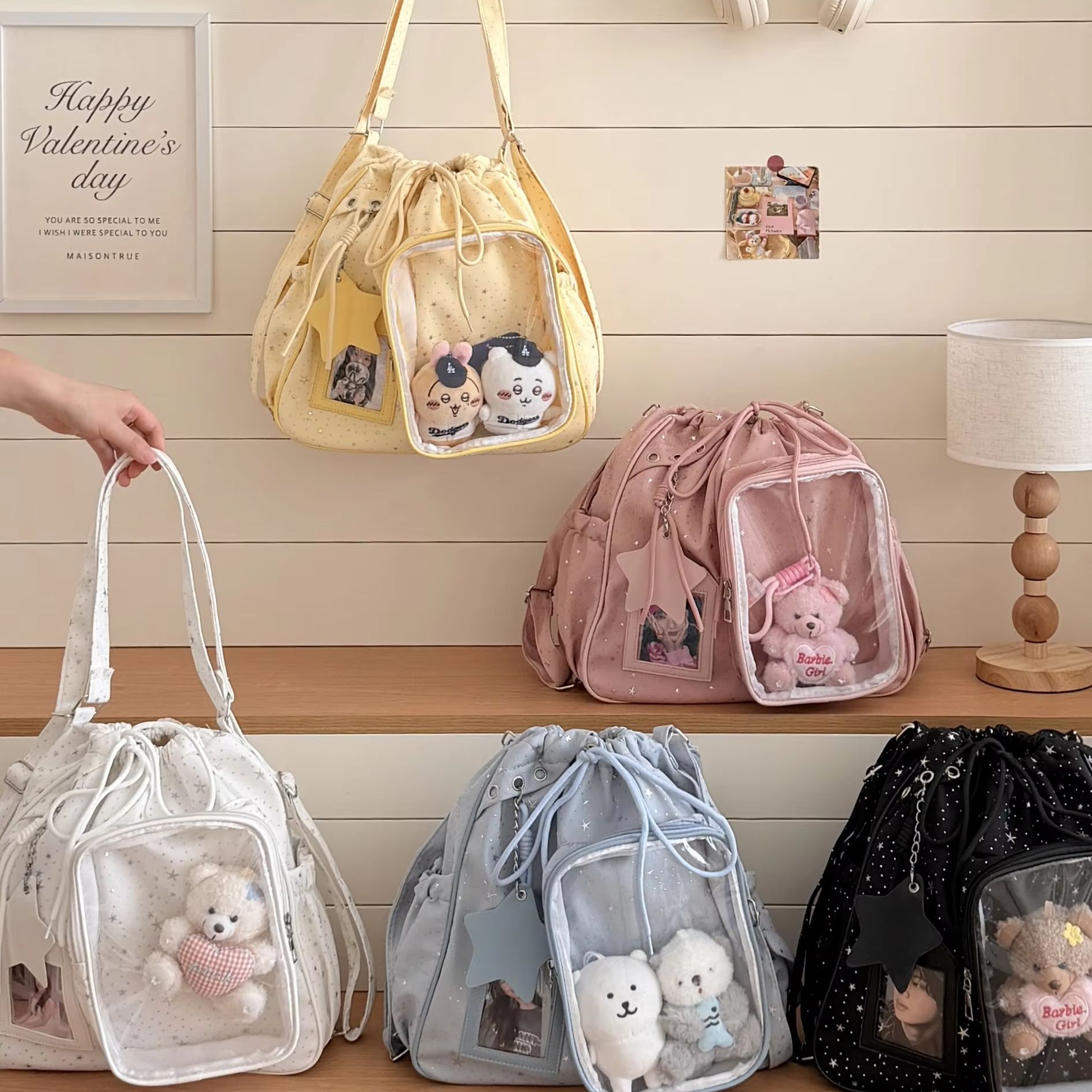 Large-capacity student pentagr - Women Bags In Trend recension och pris