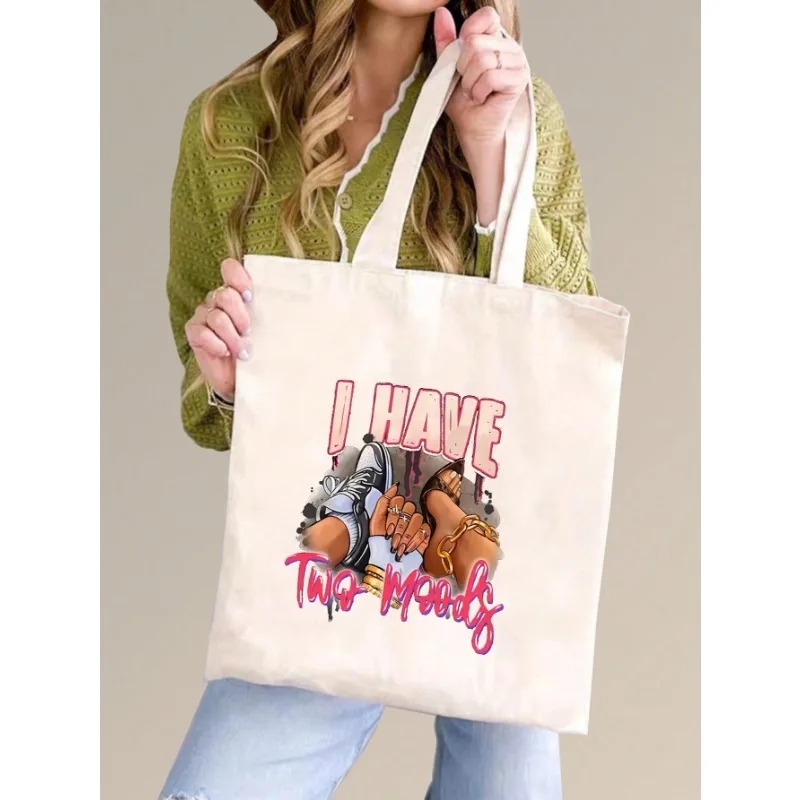 ROMWE Kawaii Bow Pattern Canva - Women'S Bags For Work recension och pris