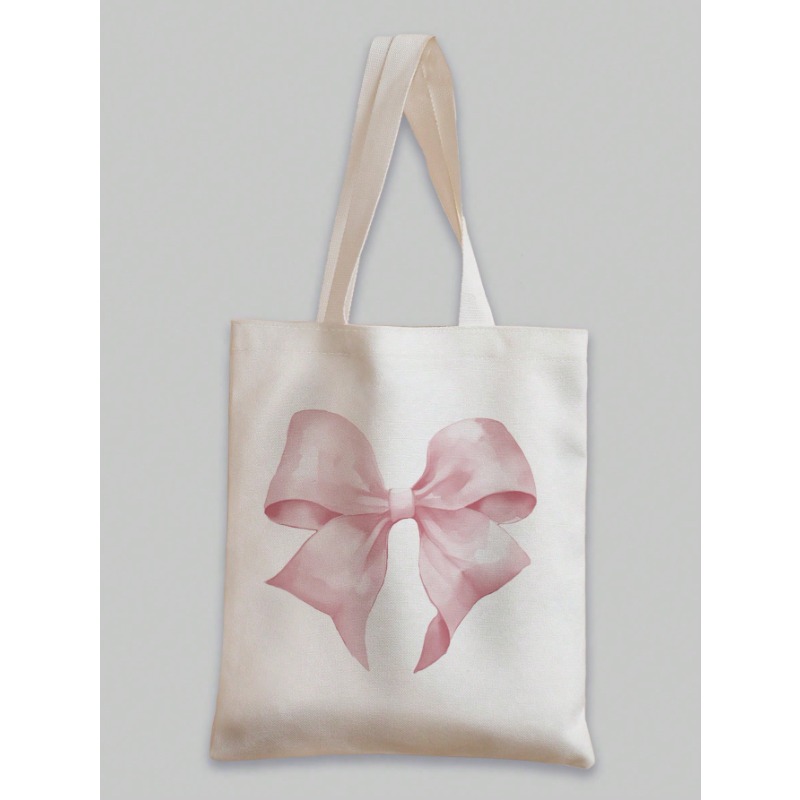 ROMWE Kawaii Bow Pattern Canva - Women'S Bags For Work recension och pris