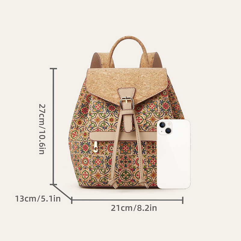 Backpack Bags Retro Cork Leath - Women'S Bags Cross Body recension och pris