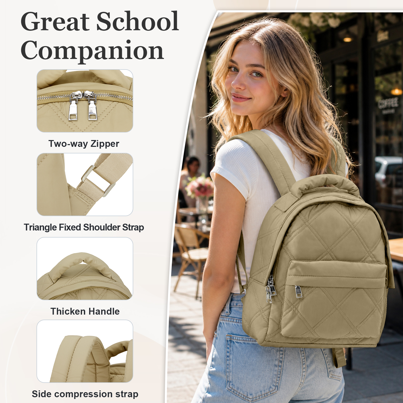 Women's Backpack Fashion Backp - Women'S Bags For Work recension och pris