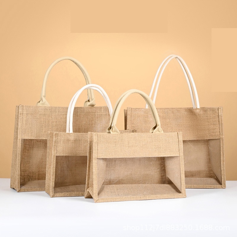 Large Capacity Tote Bag Women' - Women Bags Jute recension och pris