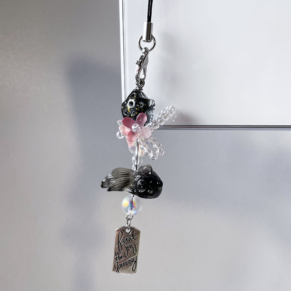 Black Goldfish Phone Charm Cha - Women Bags With Wallet recension och pris