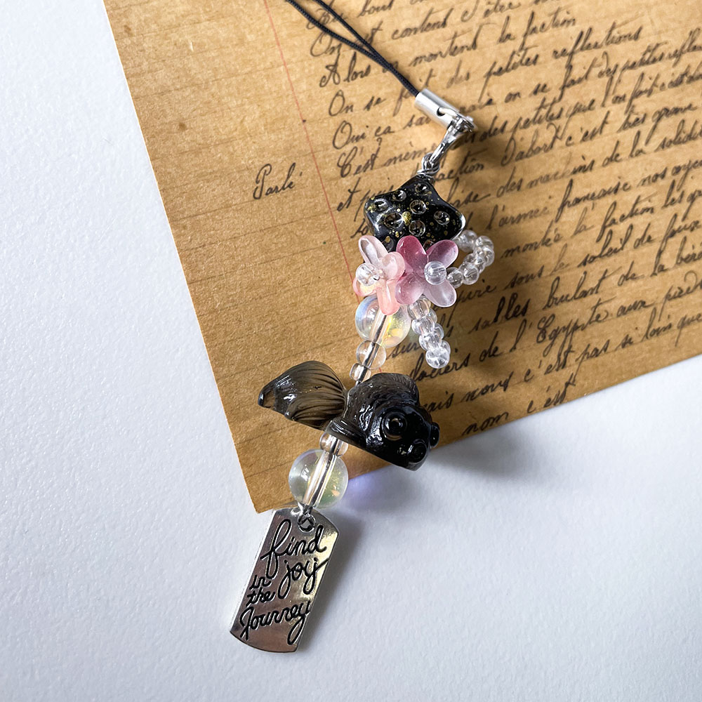 Black Goldfish Phone Charm Cha - Women Bags With Wallet recension och pris