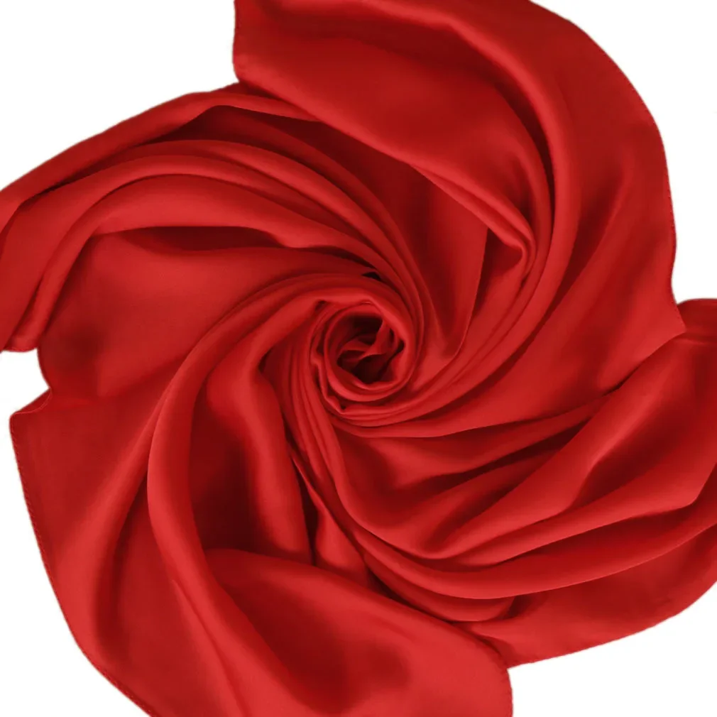 Satin Scarf Women 70cm Solid C - Women Bags Wholesale recension och pris