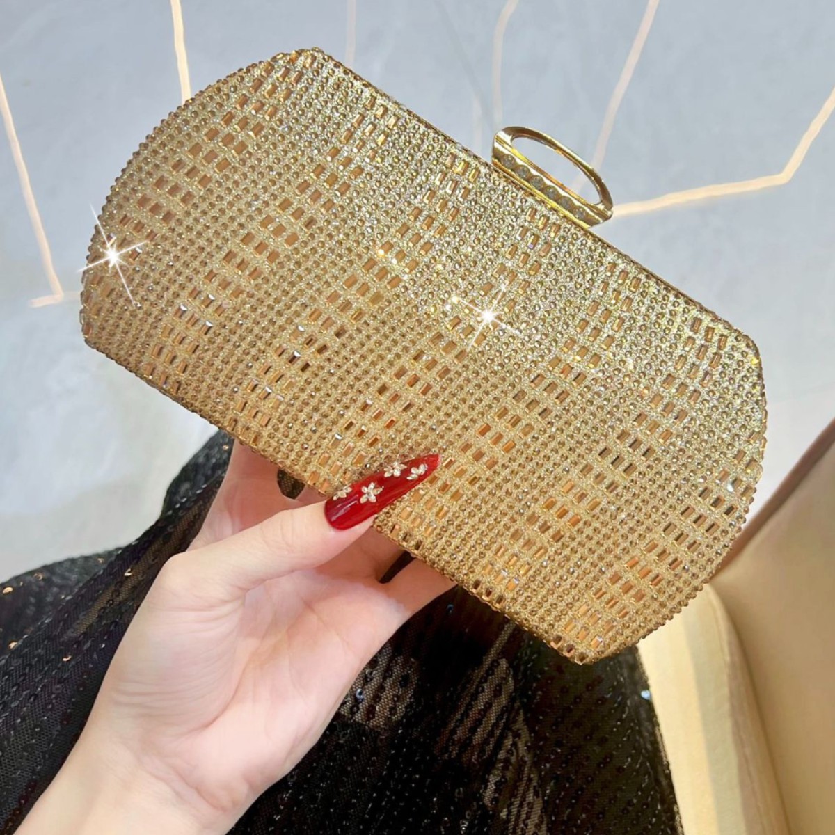 New Luxury Glitter Sequin Rhin - Women Bags With Wallet recension och pris