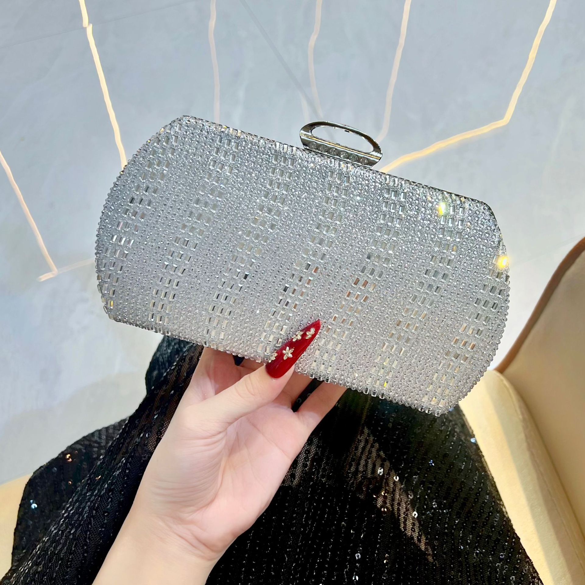 New Luxury Glitter Sequin Rhin - Women Bags With Wallet recension och pris