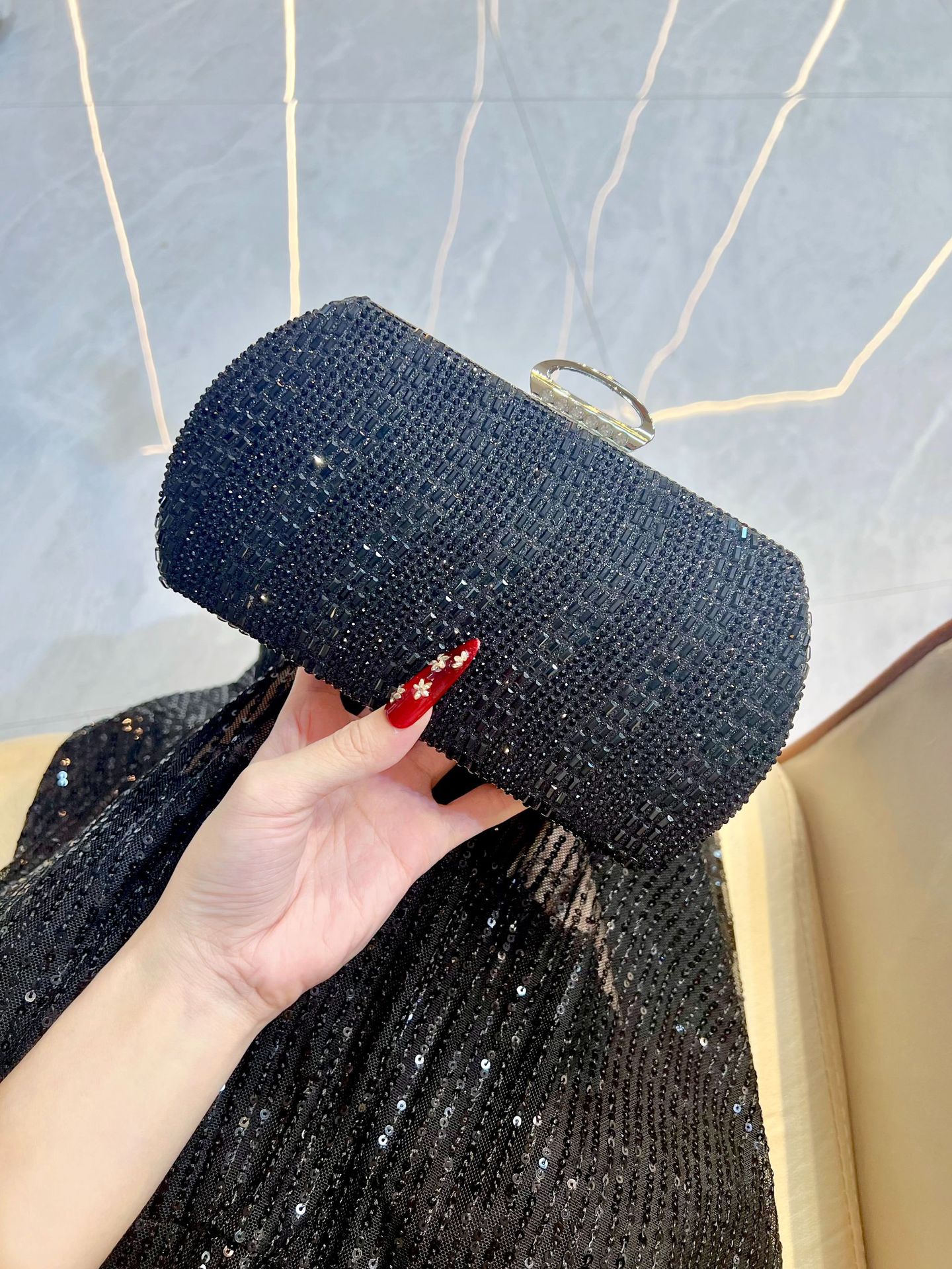 New Luxury Glitter Sequin Rhin - Women Bags With Wallet recension och pris