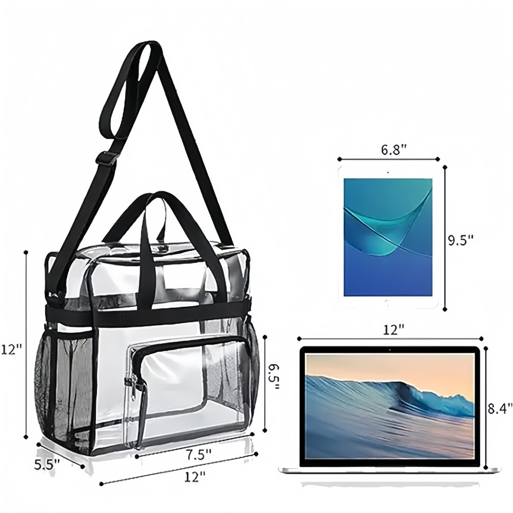 Clear Tote Bag Heavy Duty Plas - Women'S Bags For Work recension och pris