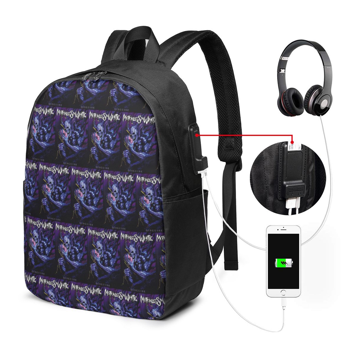 Motionless In White Backpack T - Women'S Bag recension och pris