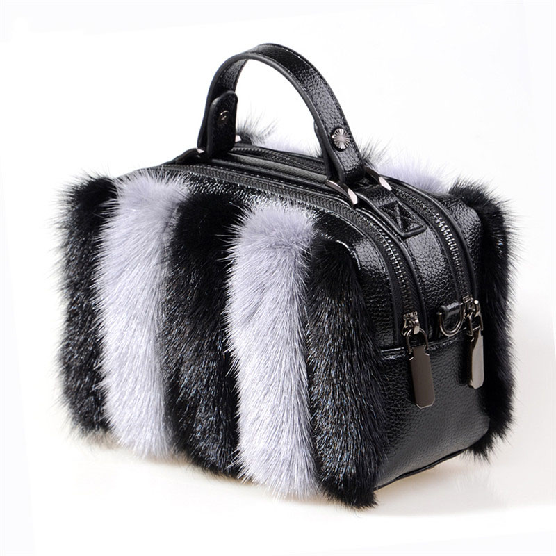 Natural Mink Fur Bag 2026 Cros - Women Bags Pk recension och pris