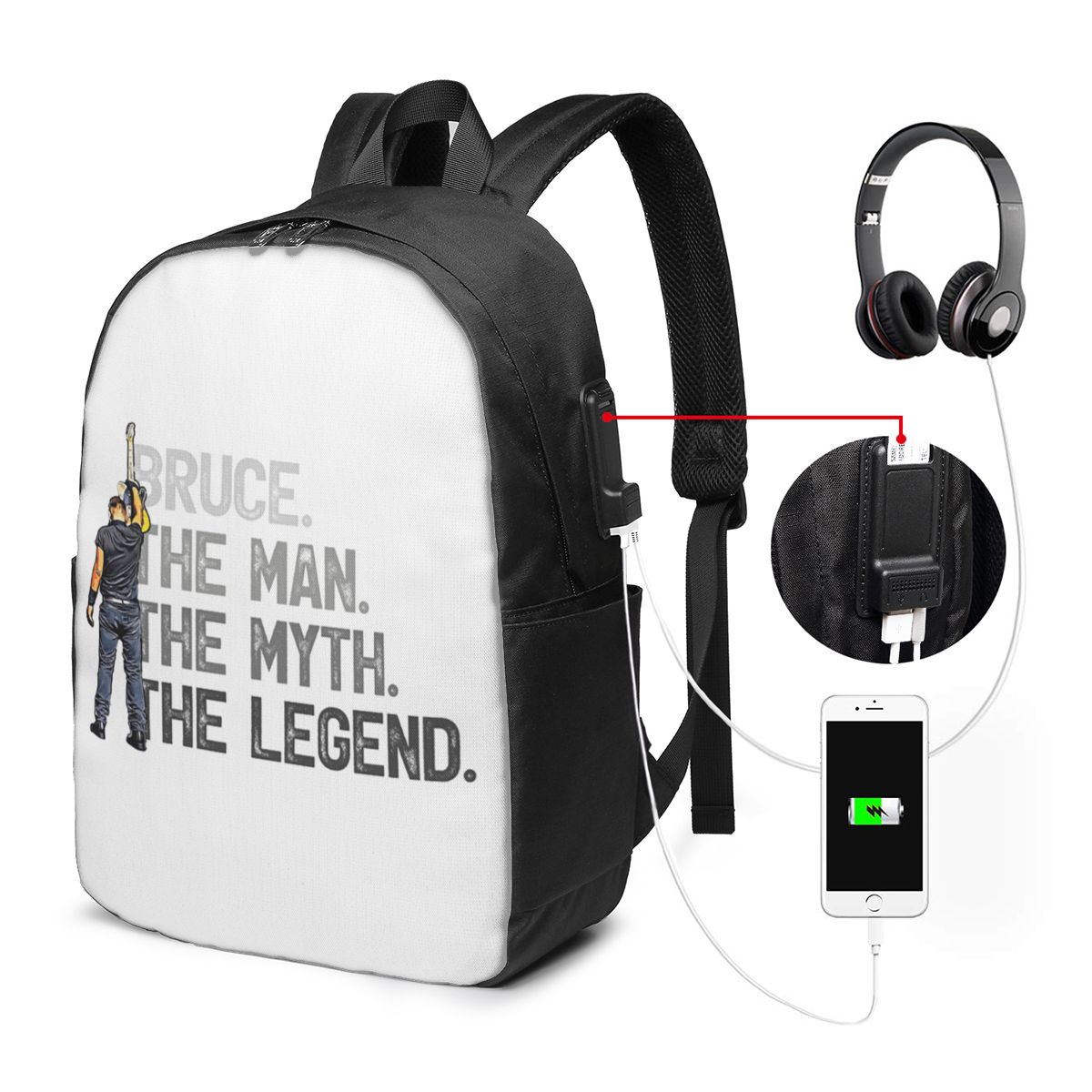 Bruce Springsteen Backpack Tra - Women'S Bag recension och pris