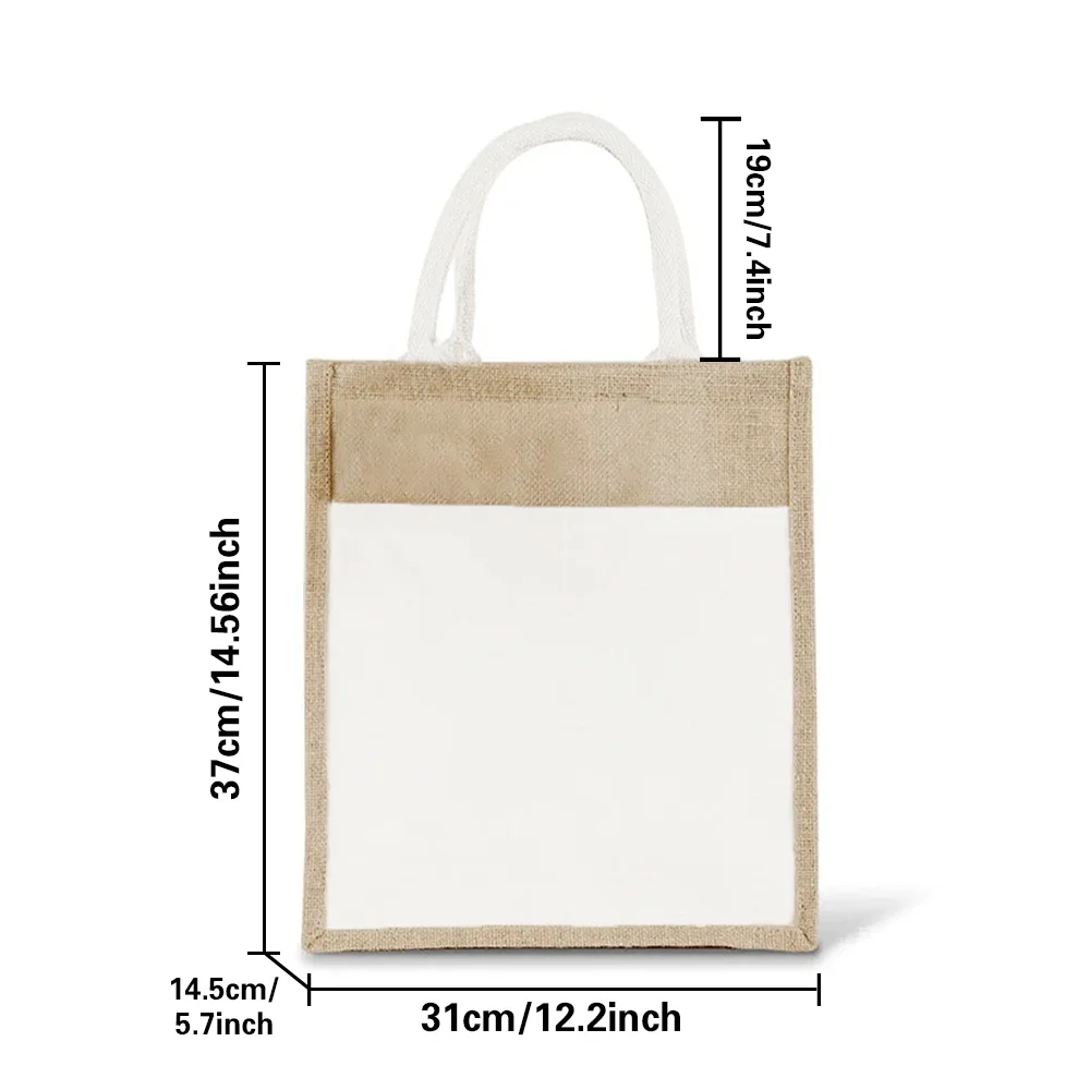 Burlap Jute Tote Bag Vintage R - Women Bags Jute recension och pris
