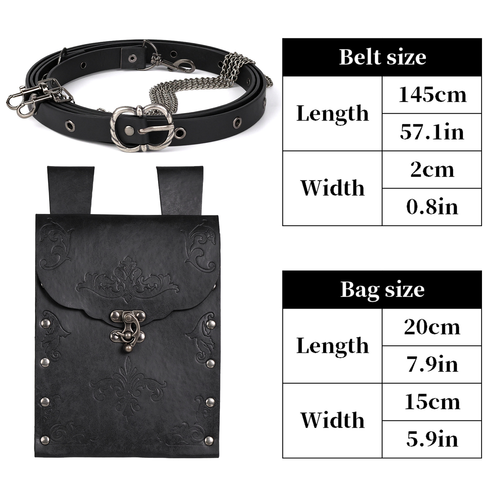 Steampunk Medieval Viking Pouc - Women Bags With Wallet recension och pris