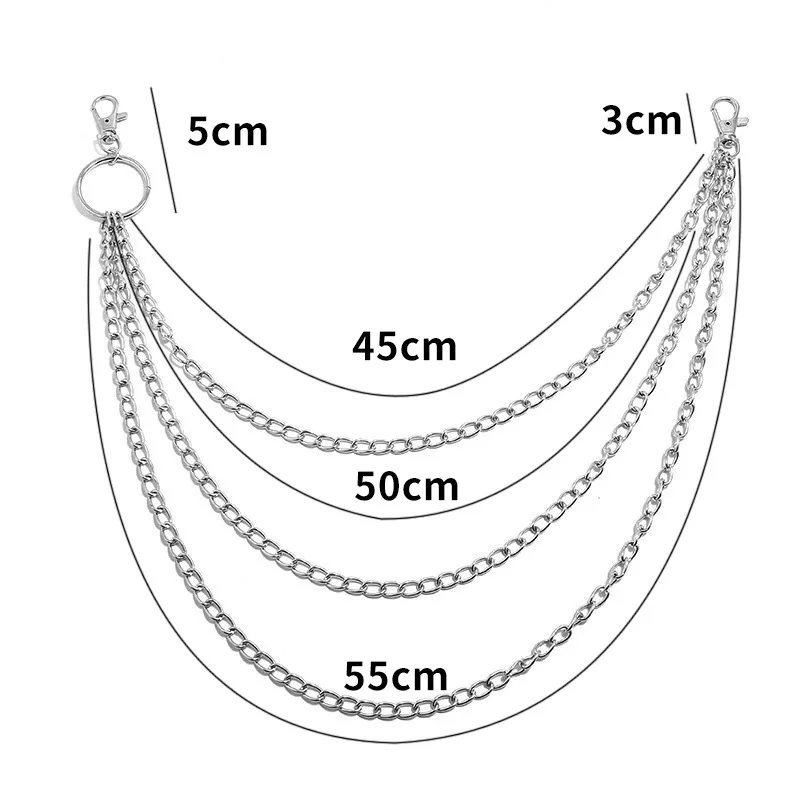 Layer Metal Belt Chain Punk Ho - Women Bags With Wallet recension och pris