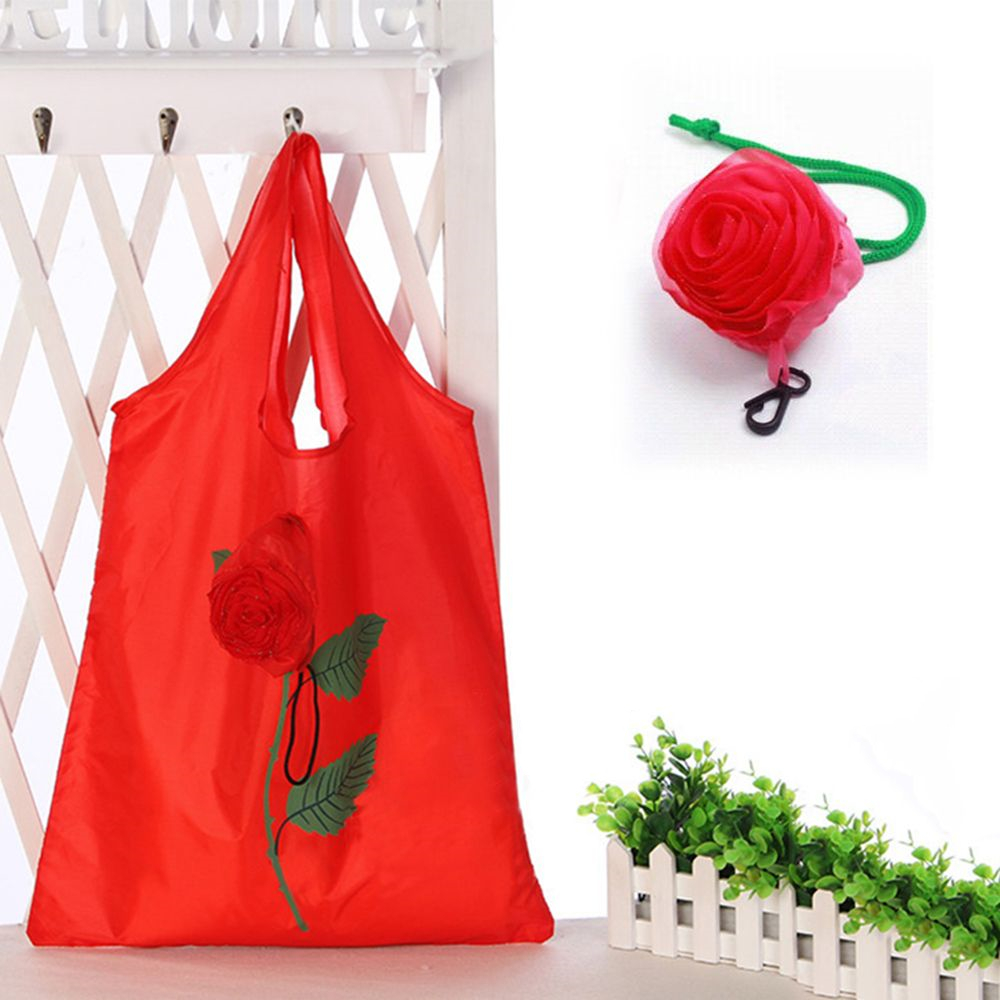 Rose Flower Shopping Bags Port - Women Bags Outlet recension och pris