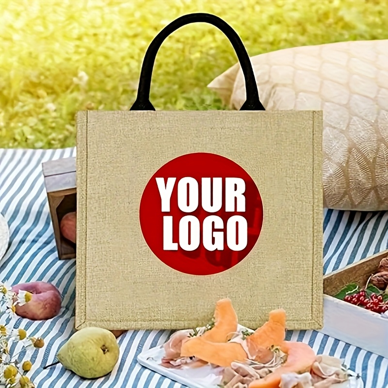 Custom Jute Tote Bag Personali - Women Bags Jute recension och pris