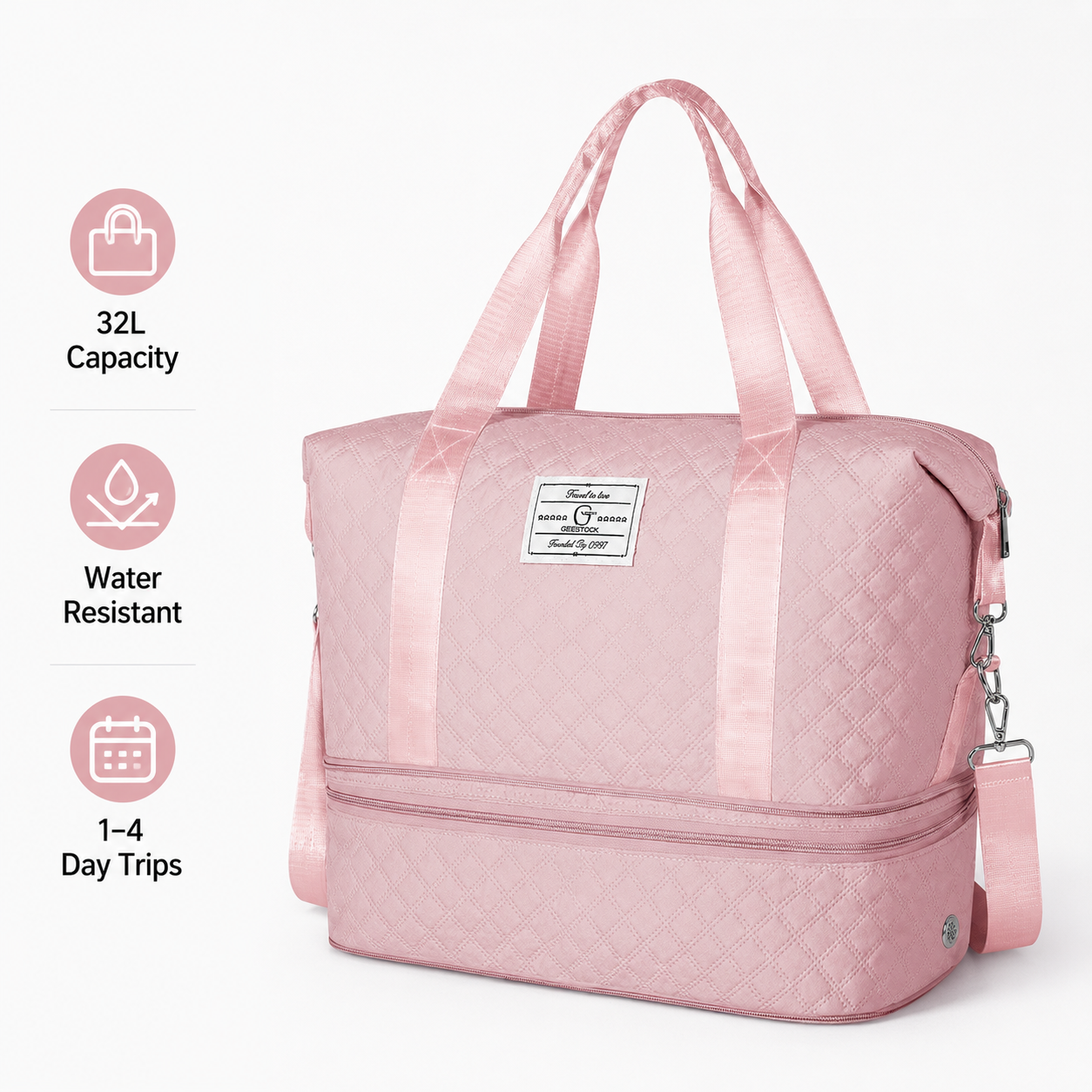 Buylor Large Expandable Travel - Women Bags Pk recension och pris