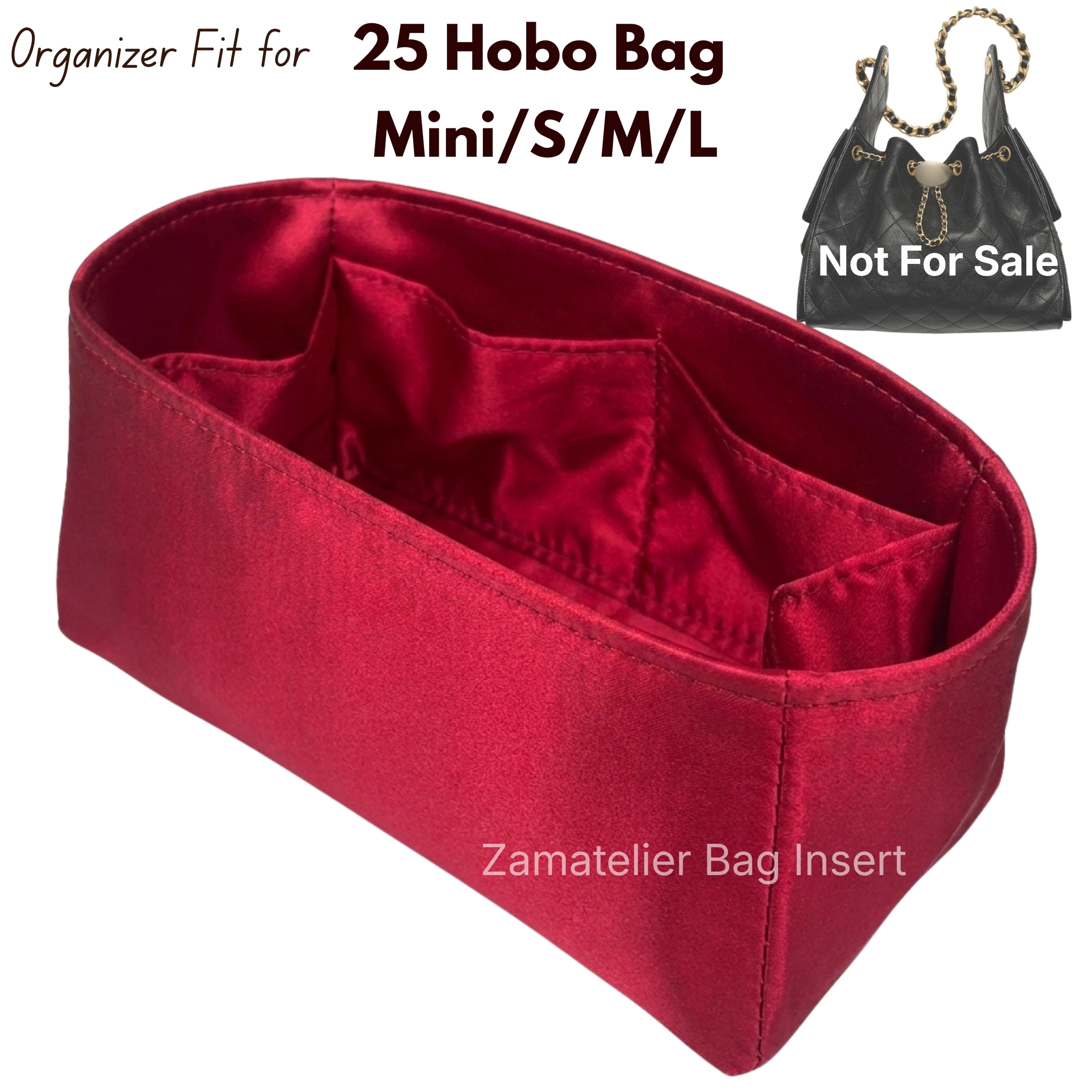 Custom Made Silk Insert for CC - Women'S Bag recension och pris