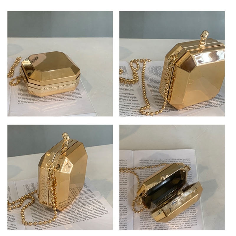 Mini Luxury Gold Party Evening - Women'S Evening Bags recension och pris