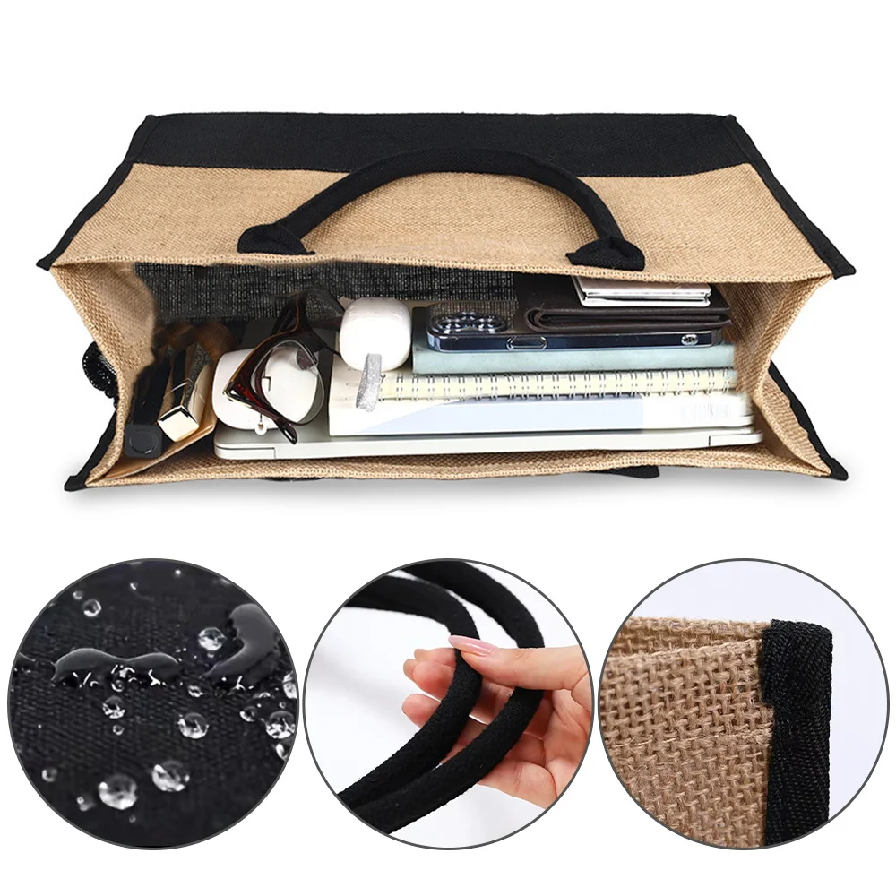 2026 Jute Bags Reusable and Wa - Women Bags Jute recension och pris