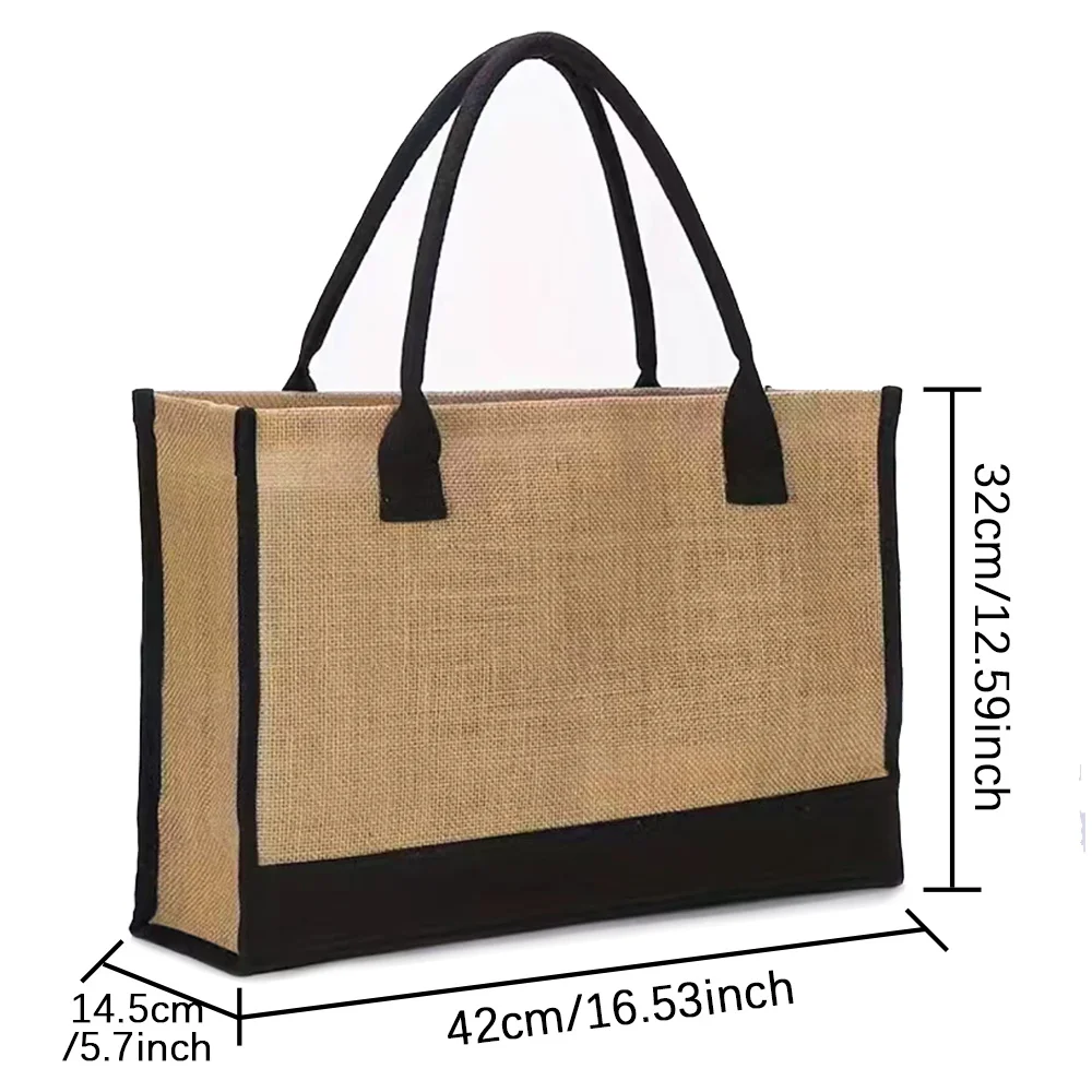 Tote Bag Vintage Jute Shopping - Women Bags Jute recension och pris