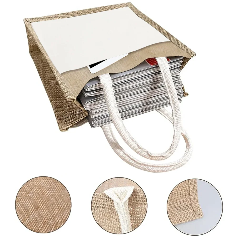 Portable Shopping Bag Environm - Women Bags Jute recension och pris