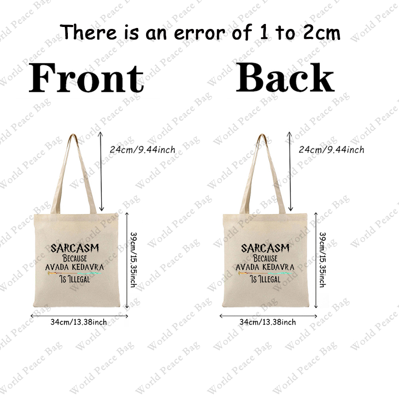 1 pc Sarcasm Because Avada Ked - Women Bags Outlet recension och pris