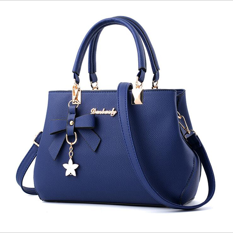 Women's PU Leather Handbag wit - Women Bags Outlet recension och pris