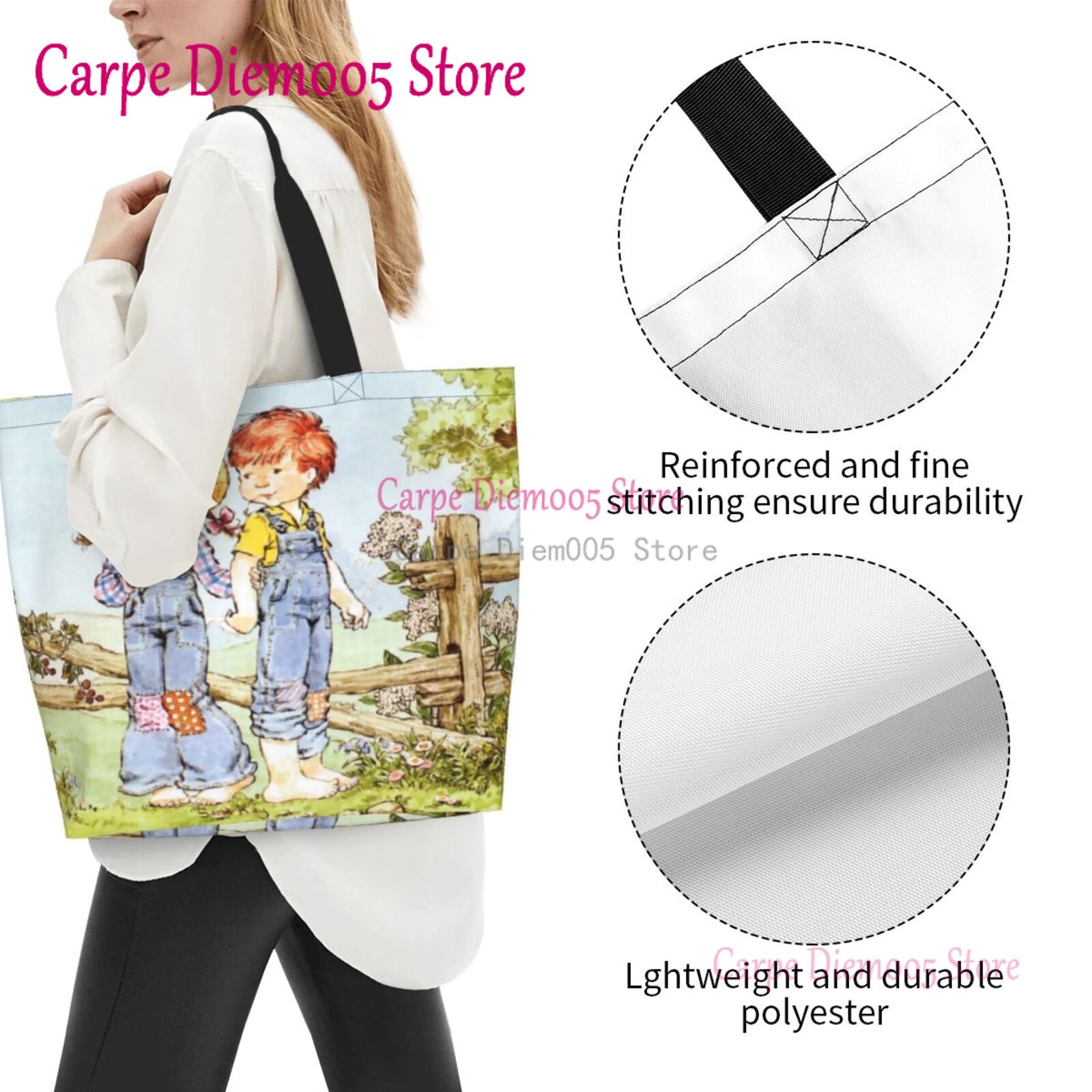 Sarah Kay Print Shopping Bag L - Women Bags Outlet recension och pris