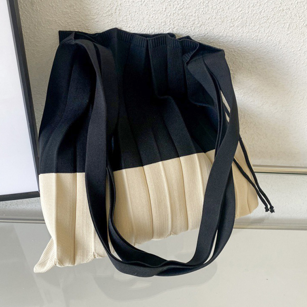 Knitted Foldable Storage Handb - Women Bags In Trend recension och pris