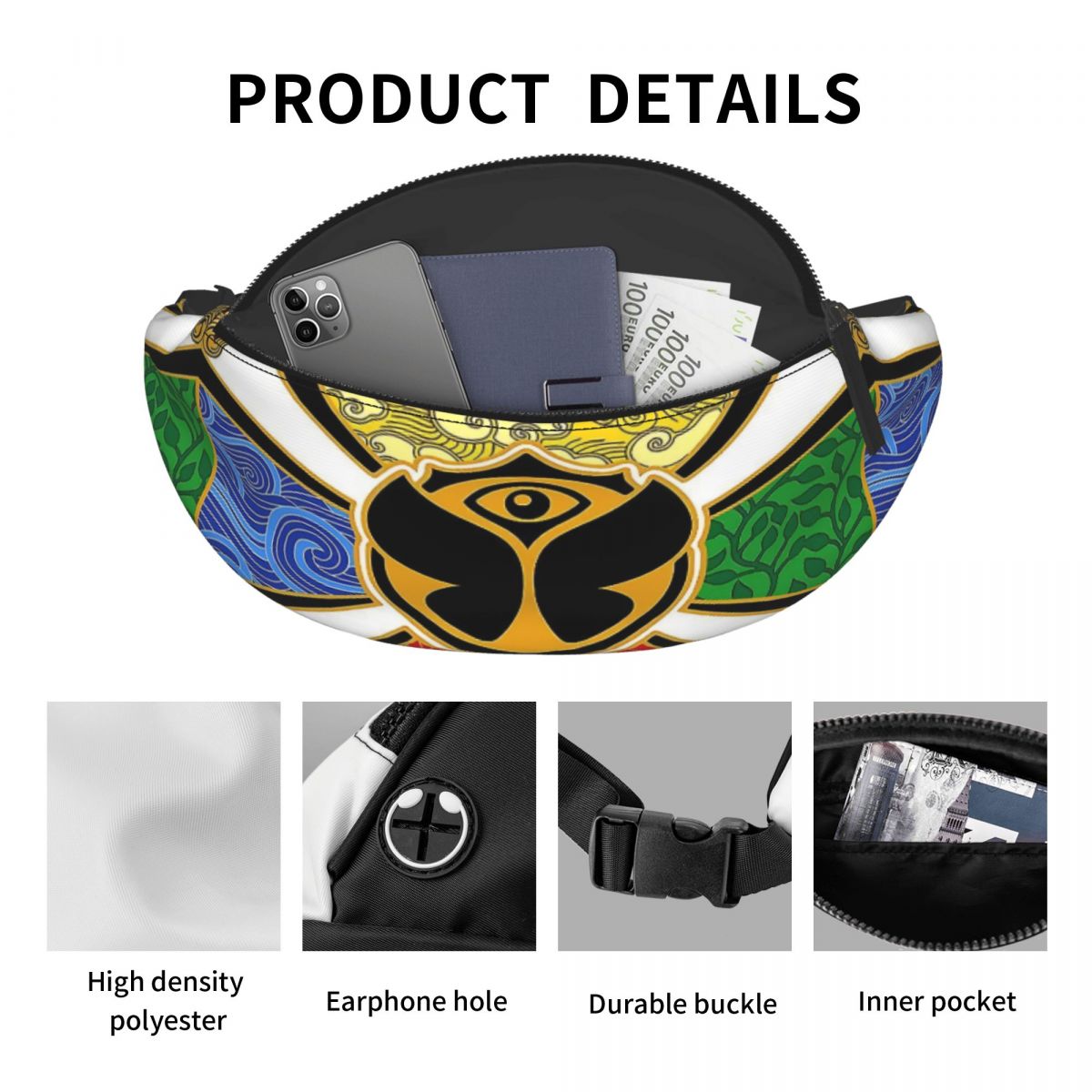 Tomorrowland Party Fanny Bag C - Women'S Bags Cross Body recension och pris