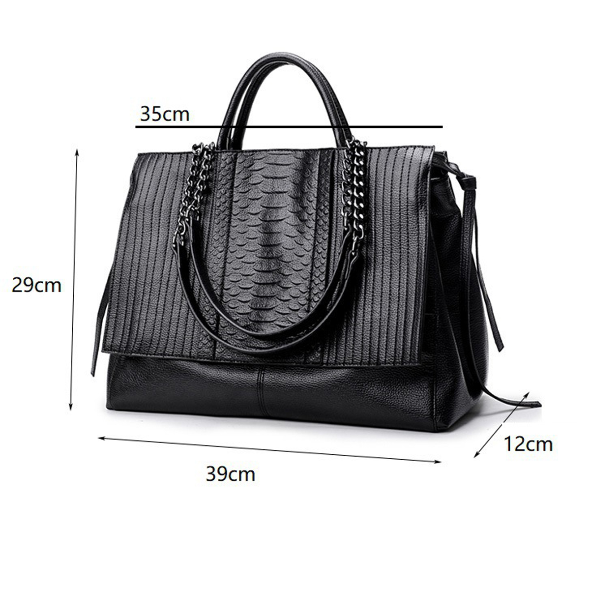 Elegant Tote Bag With Zipper,  - Women'S Bags For Work recension och pris